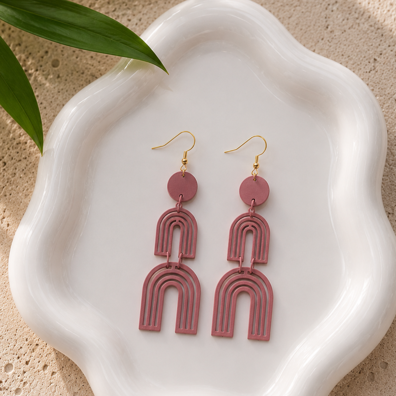 Double Arch Filigree Earrings