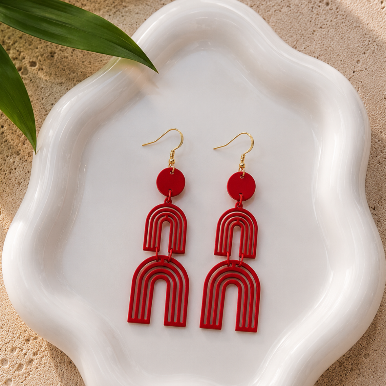 Double Arch Filigree Earrings