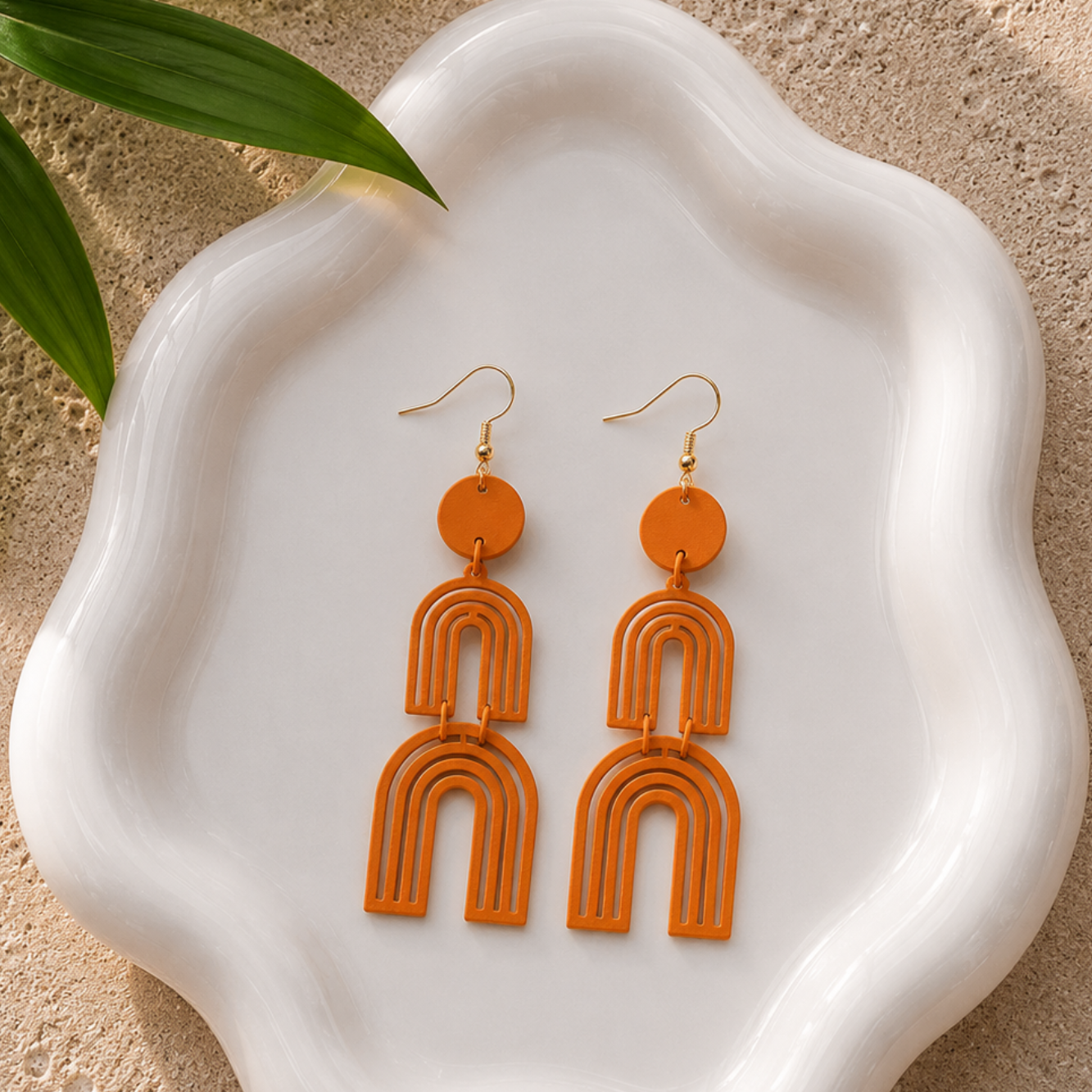 Double Arch Filigree Earrings