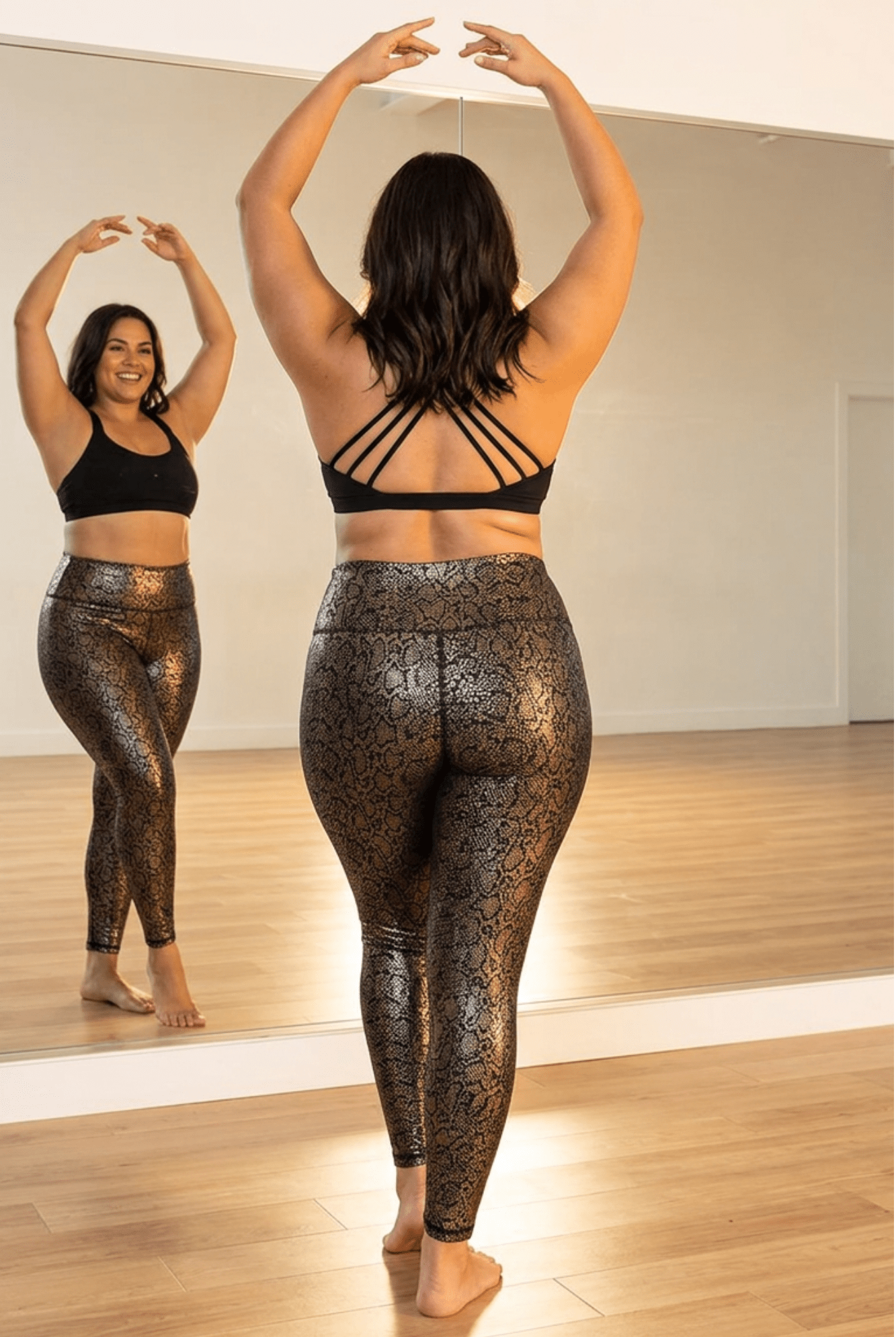 Anaconda High Waist Leggings - Adorned Rebel