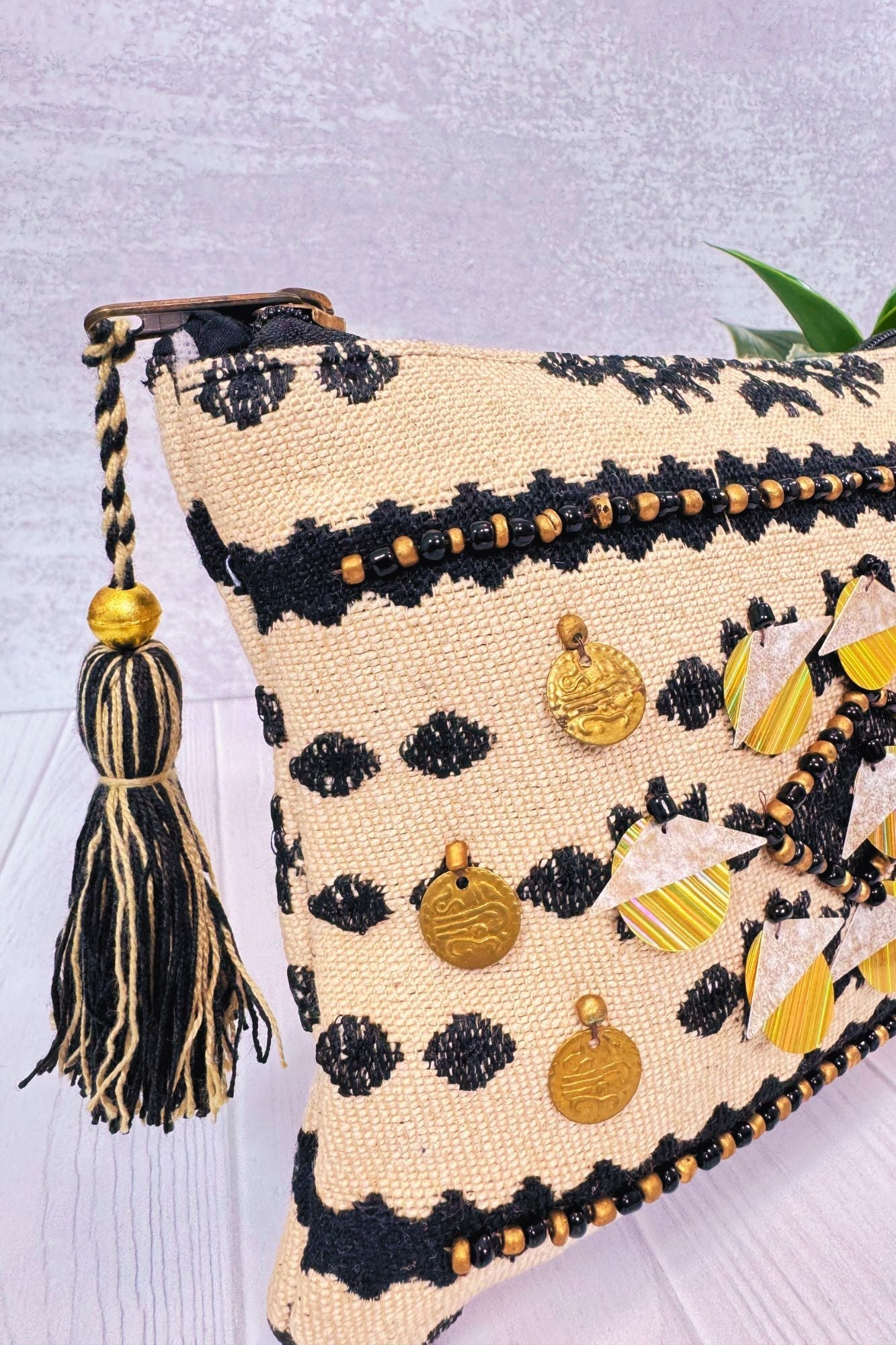 Bohemian Sparkle Cosmetic Bag - Adorned Rebel