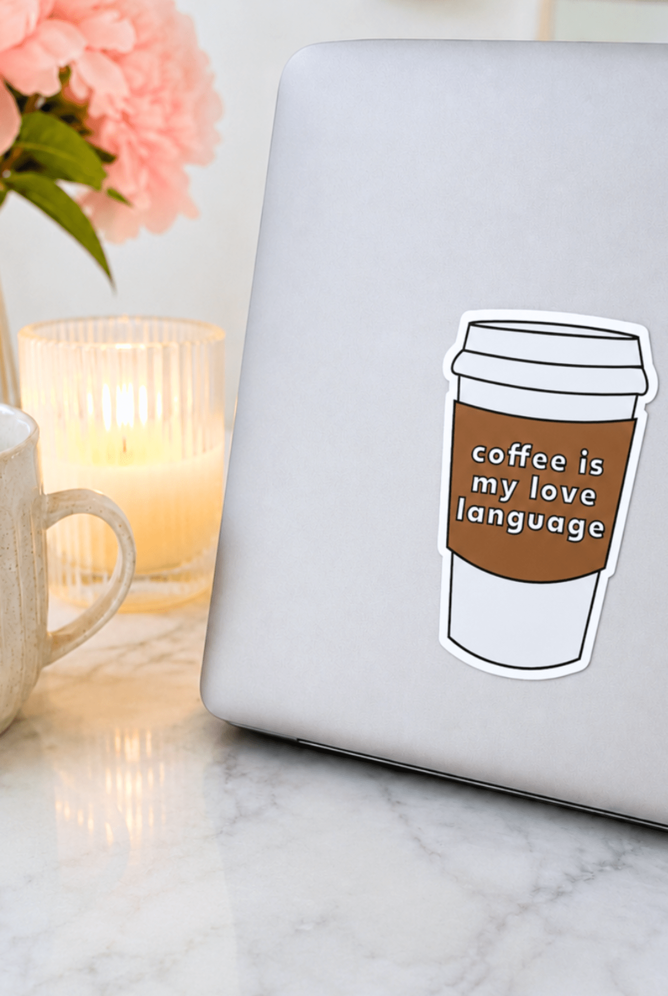 Brew-tiful Love Sticker - Adorned Rebel