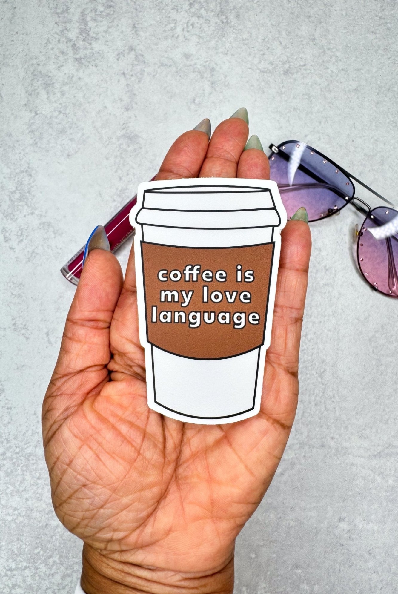 Brew - tiful Love Sticker - Adorned Rebel