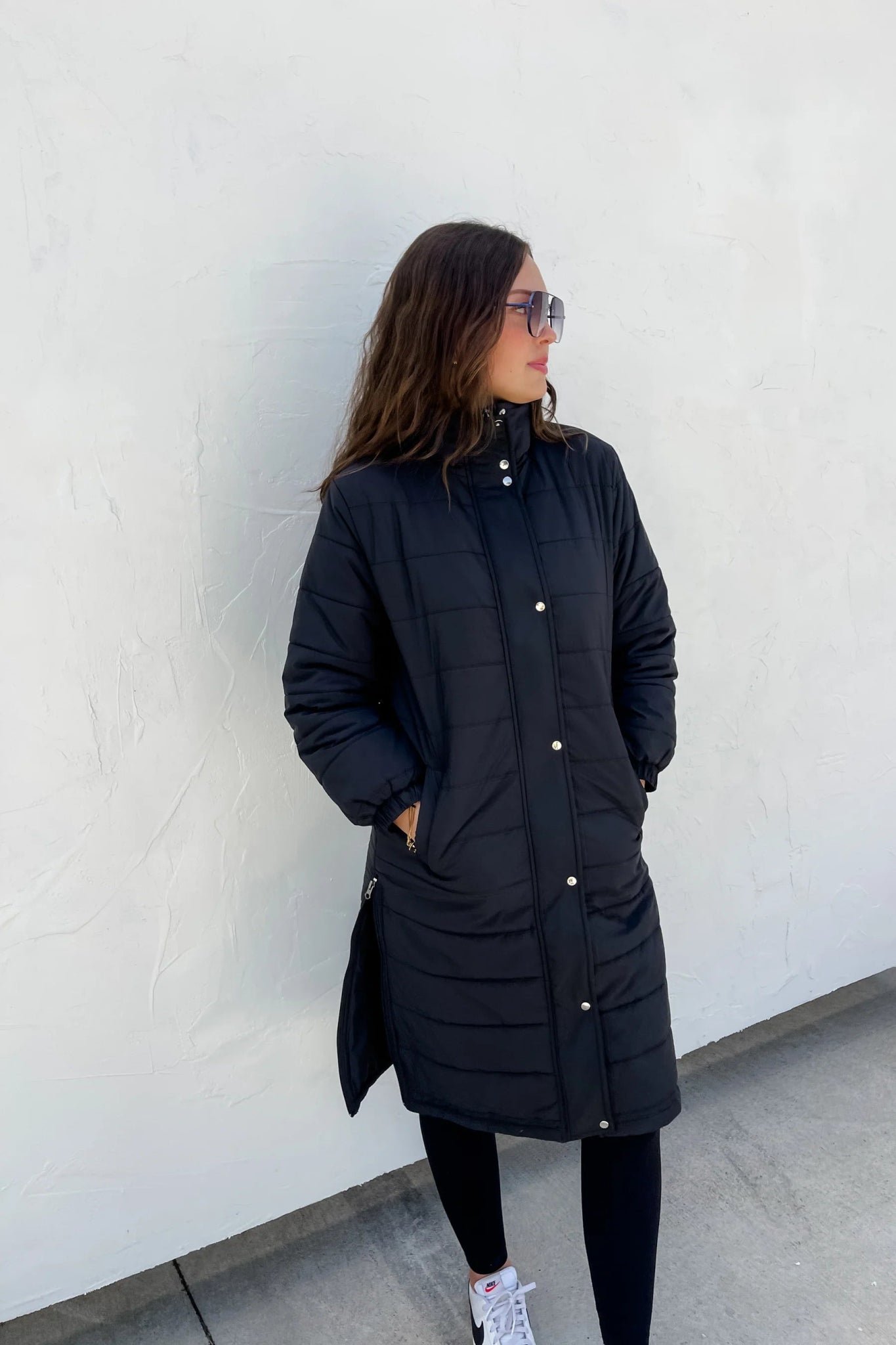 Cozy Up Long Puffer Jacket - Adorned Rebel