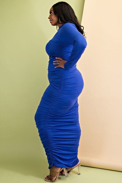 Curve Appeal Hooded Maxi Dress - Adorned Rebel