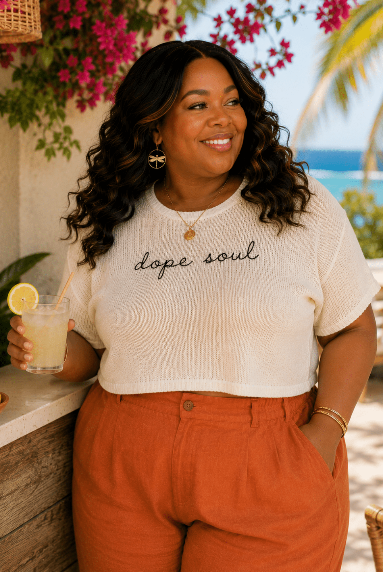 Dope Soul Crop Top - Adorned Rebel