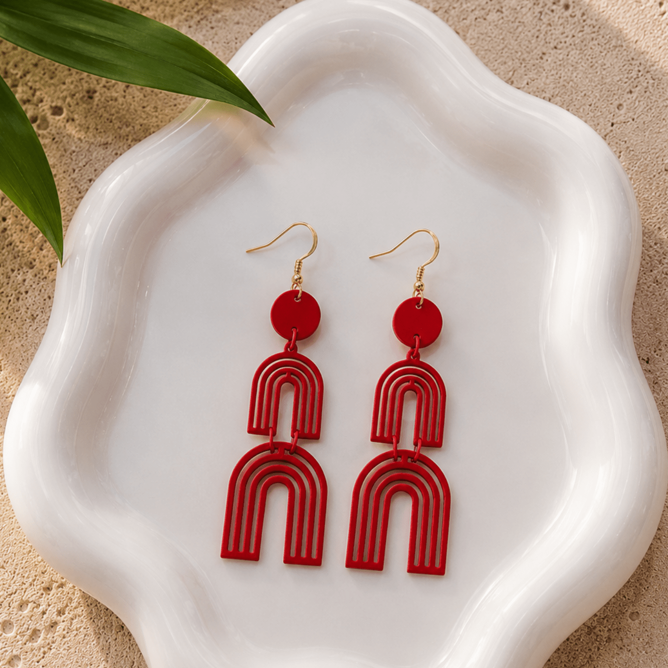 Double Arch Filigree Earrings - Adorned Rebel
