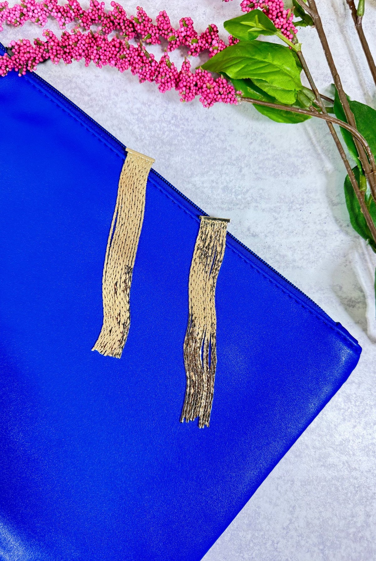 Golden Fringe Tassel Earrings - Adorned Rebel