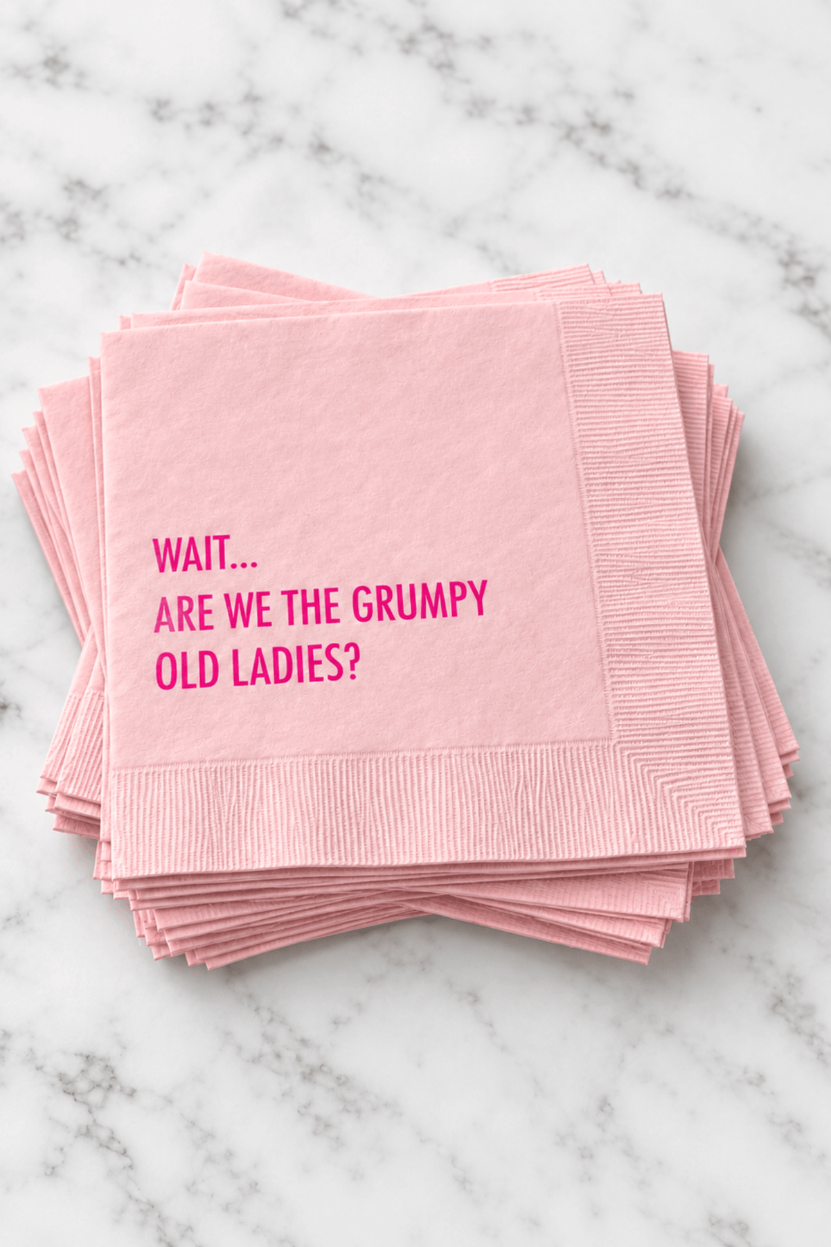 Grumpy Old Ladies Cocktail Napkins - Adorned Rebel