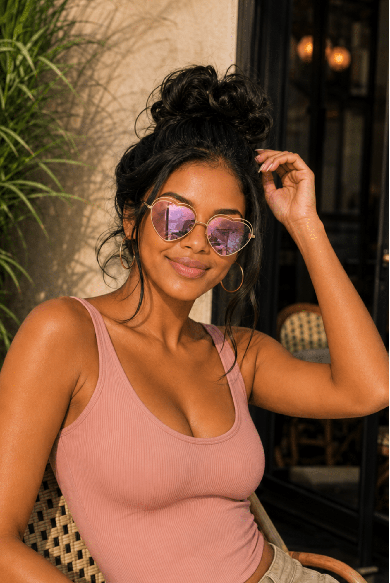 Heartbreaker Sunglasses - Pink - Adorned Rebel