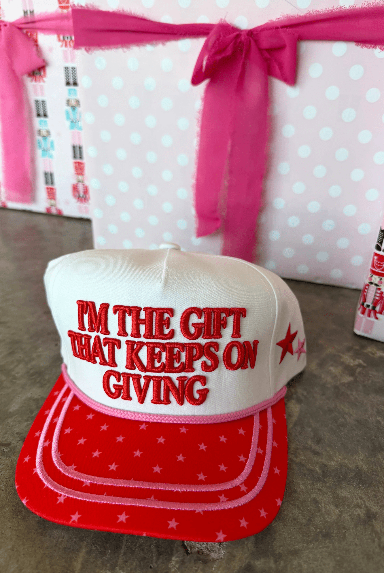 I’m the Gift Trucker Hat - Adorned Rebel