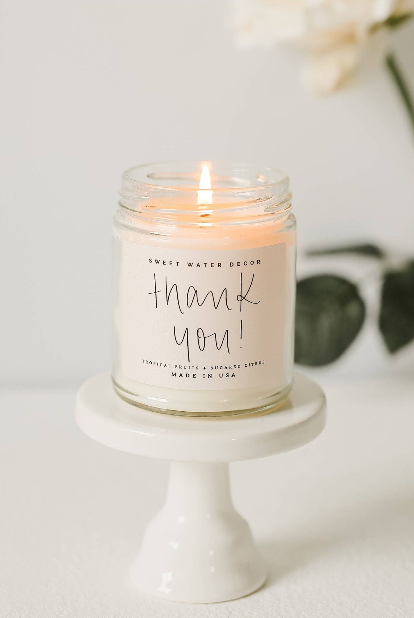 Island Air Thank You Candle - Adorned Rebel