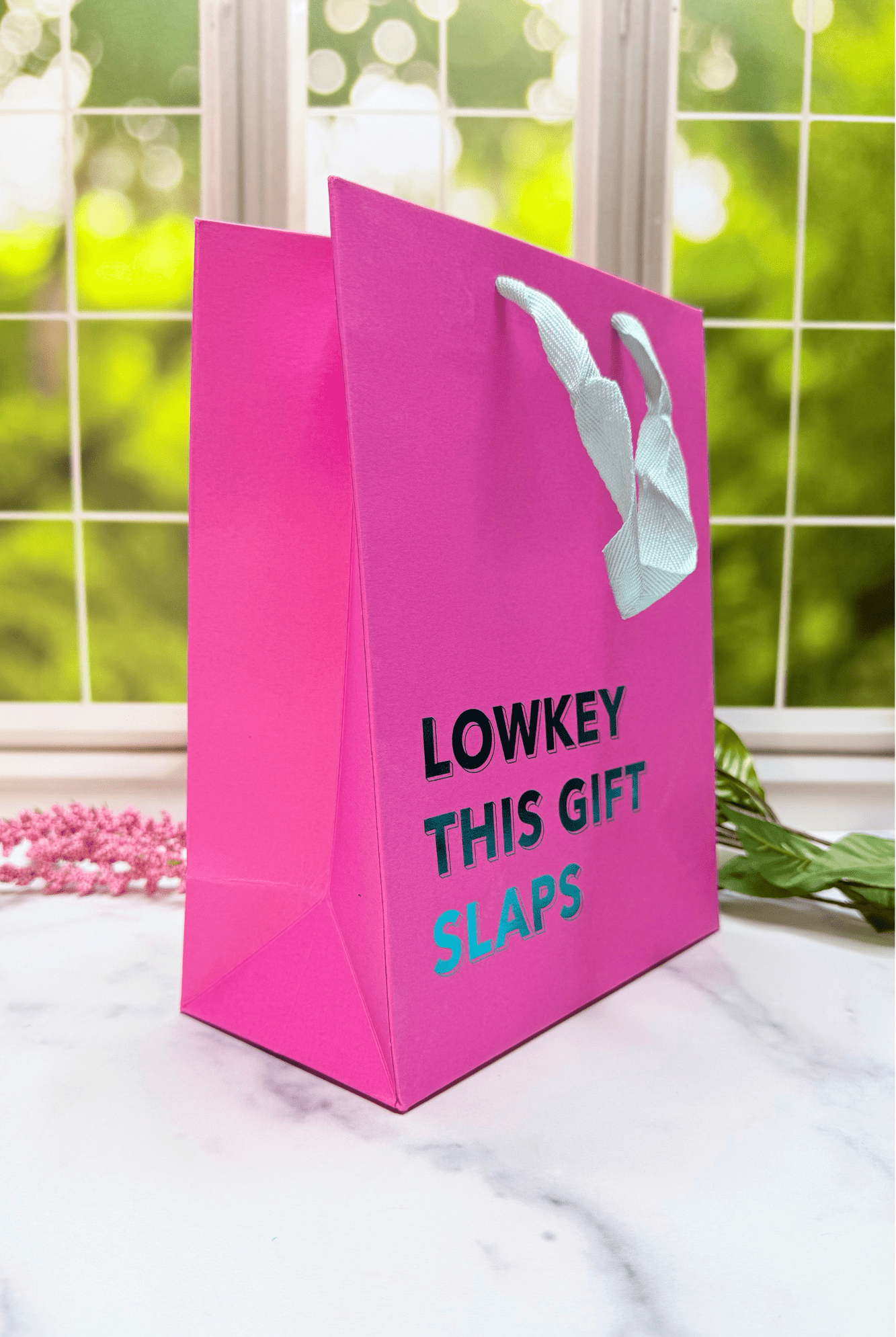 Lowkey This Gift Slaps Gift Bag - Adorned Rebel
