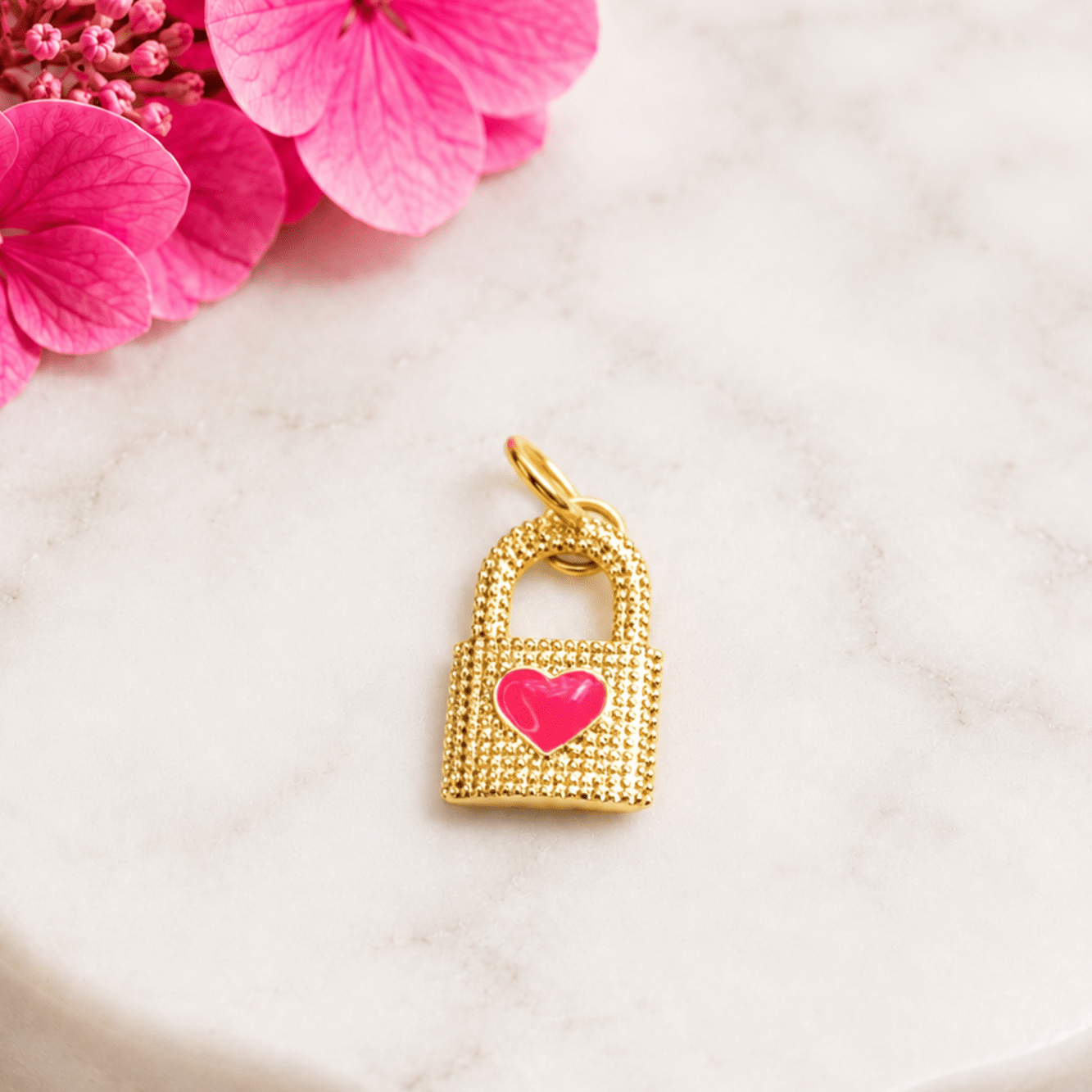 Lucky in Love Lock Charm - Adorned Rebel