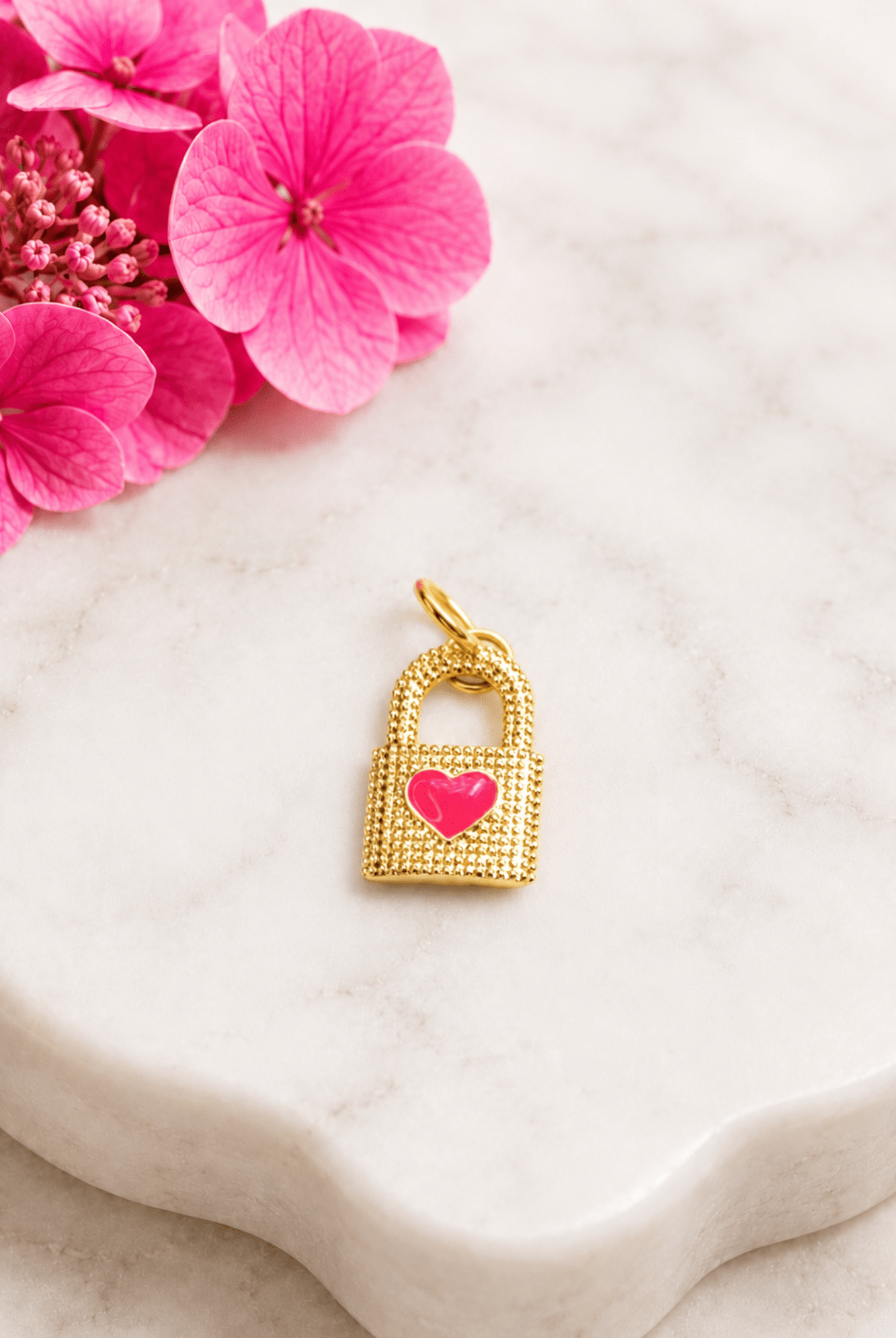 Lucky in Love Lock Charm - Adorned Rebel