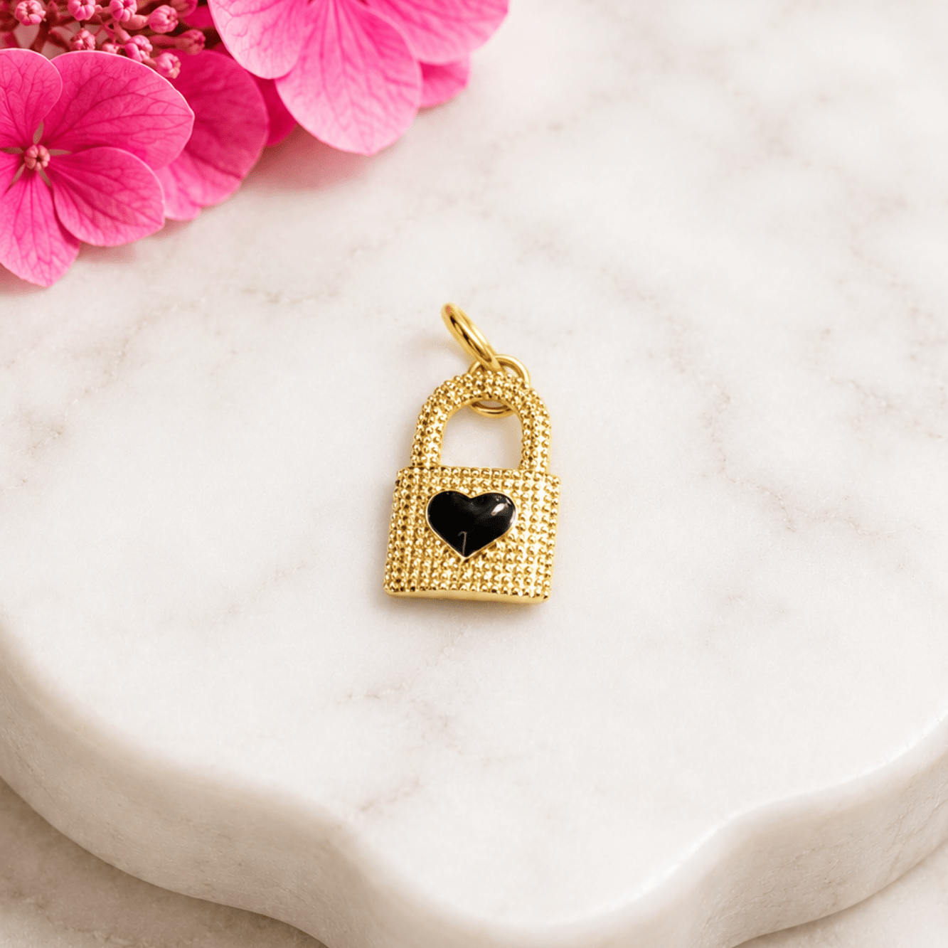 Lucky in Love Lock Charm - Adorned Rebel