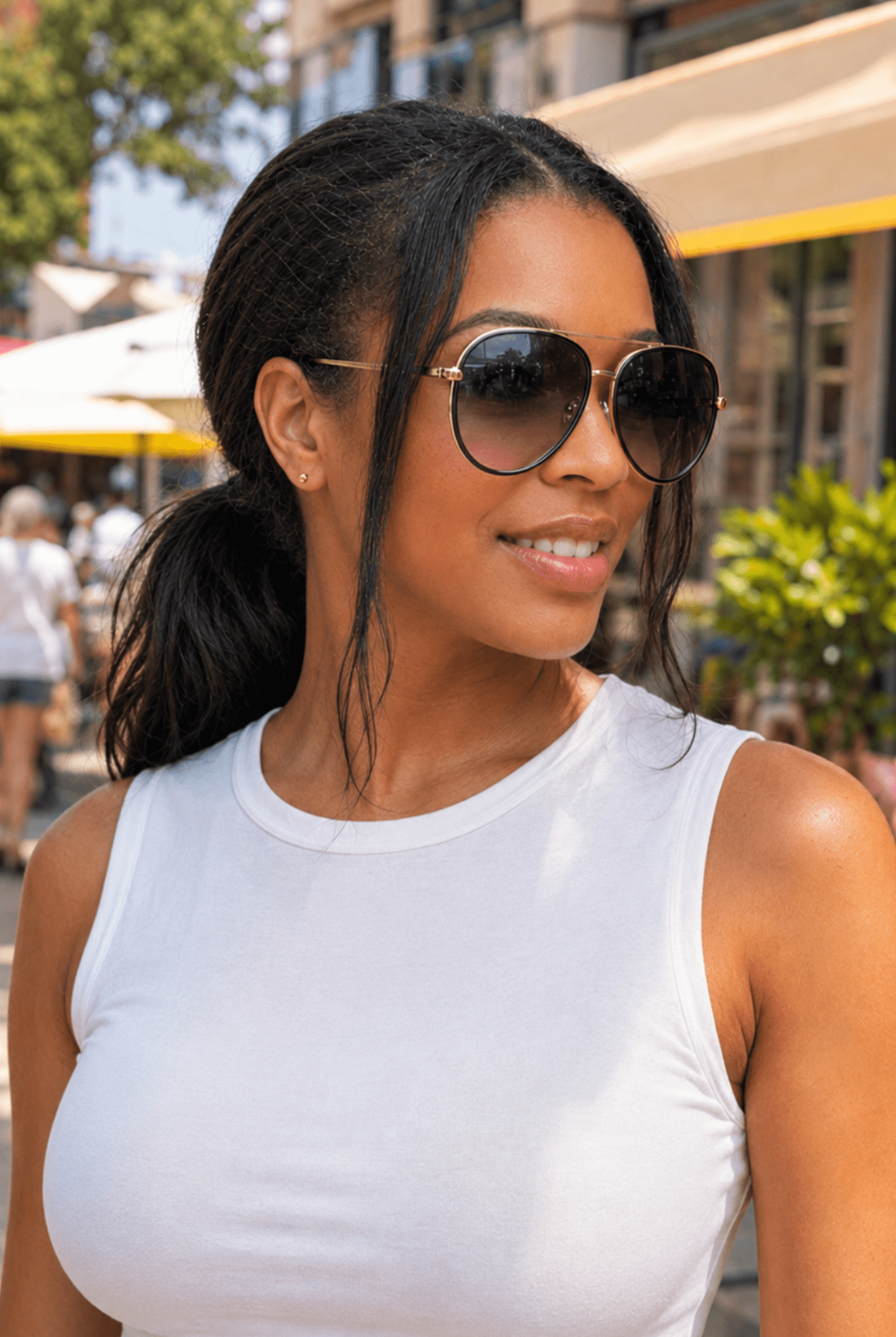Midtown Aviator Sunglasses - Adorned Rebel