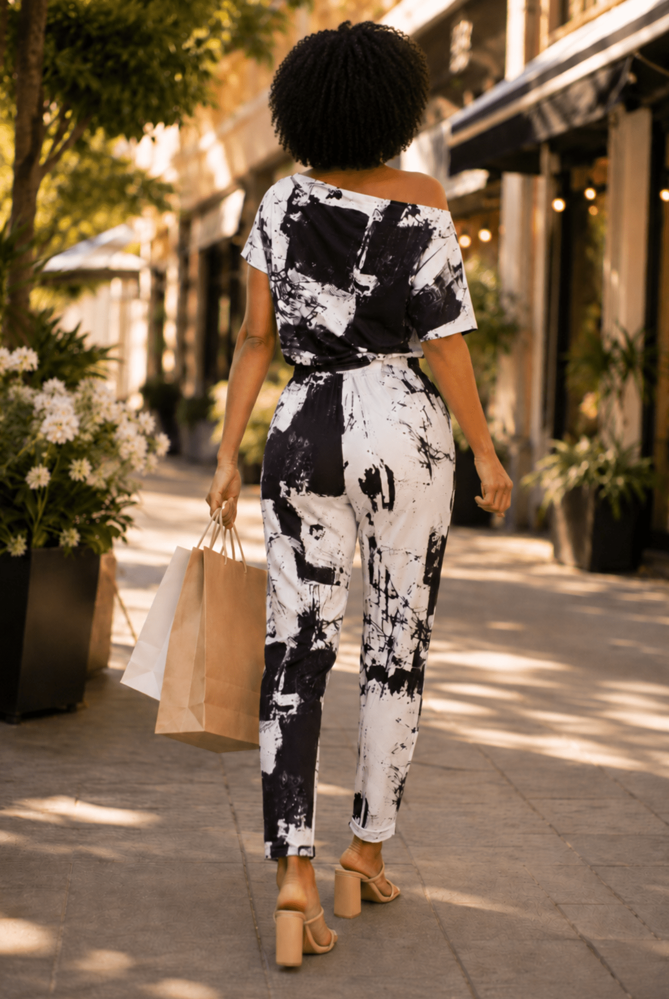 Noir Splash Jumpsuit - Adorned Rebel