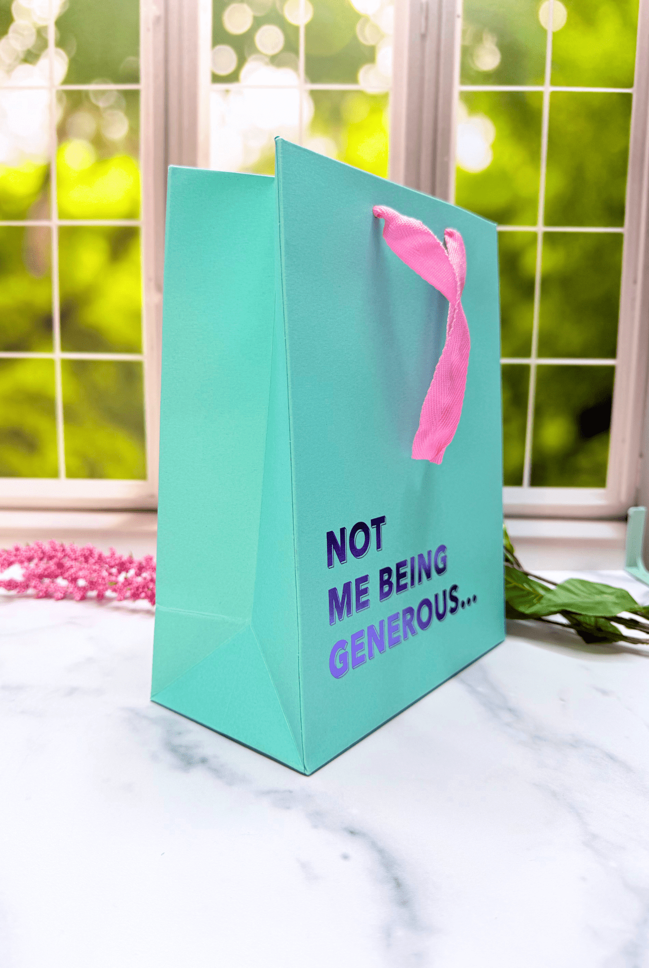 Not Me Being Generous Gift Bag - Adorned Rebel
