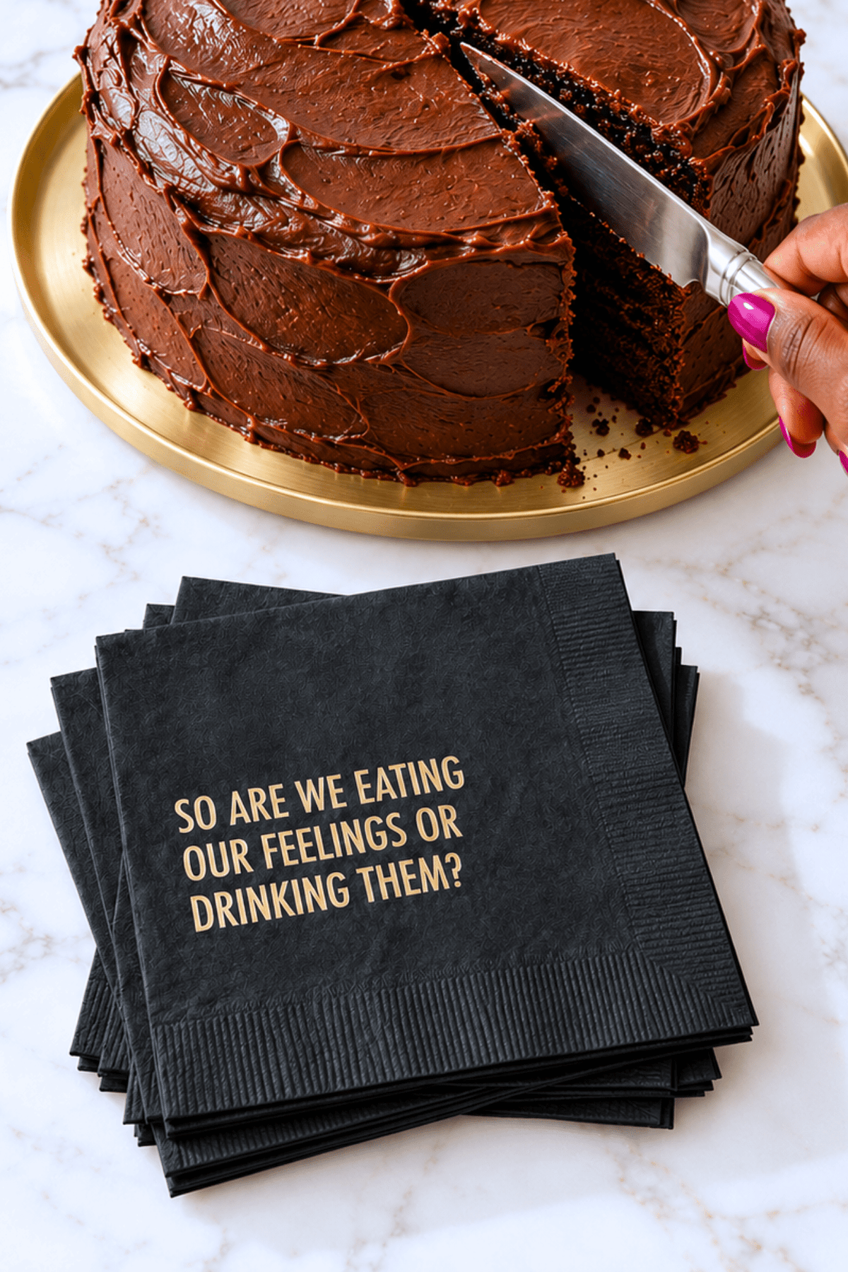Pour Decisions Cocktail Napkins - Adorned Rebel