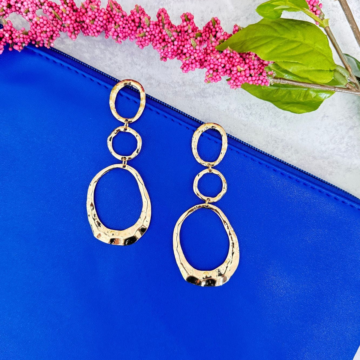 Shining Oval Link Earrings - Adorned Rebel