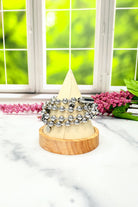 Silver Ball & Chain Bracelet - Adorned Rebel