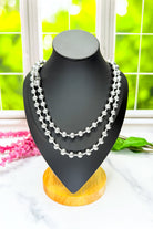 Silver Ball & Chain Necklace - Adorned Rebel