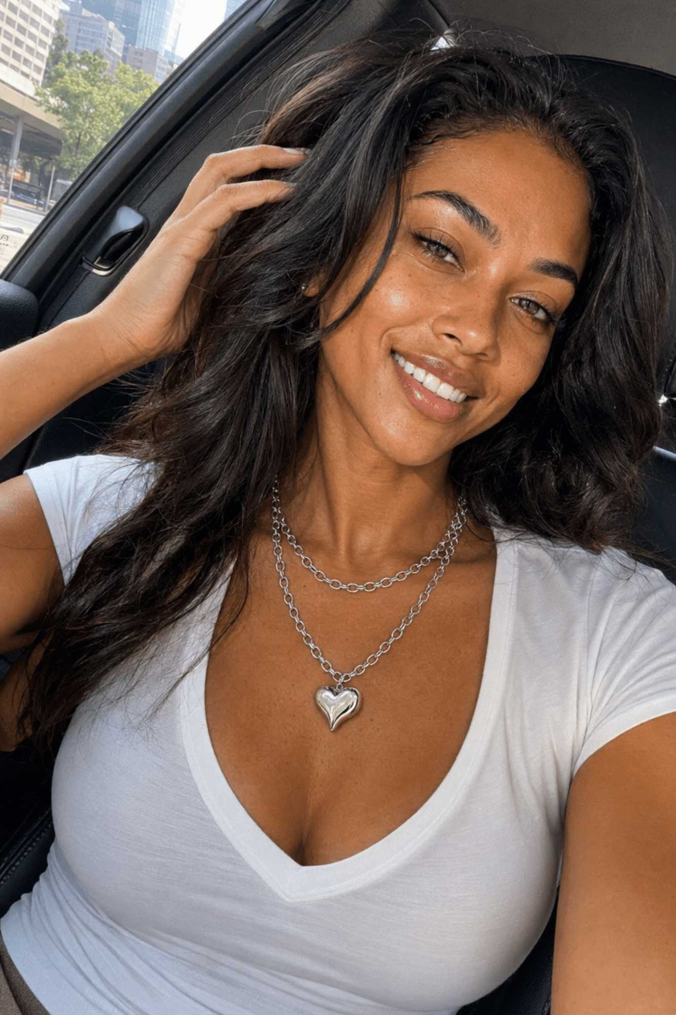Silver Luxe Heart Convertible Necklace - Adorned Rebel