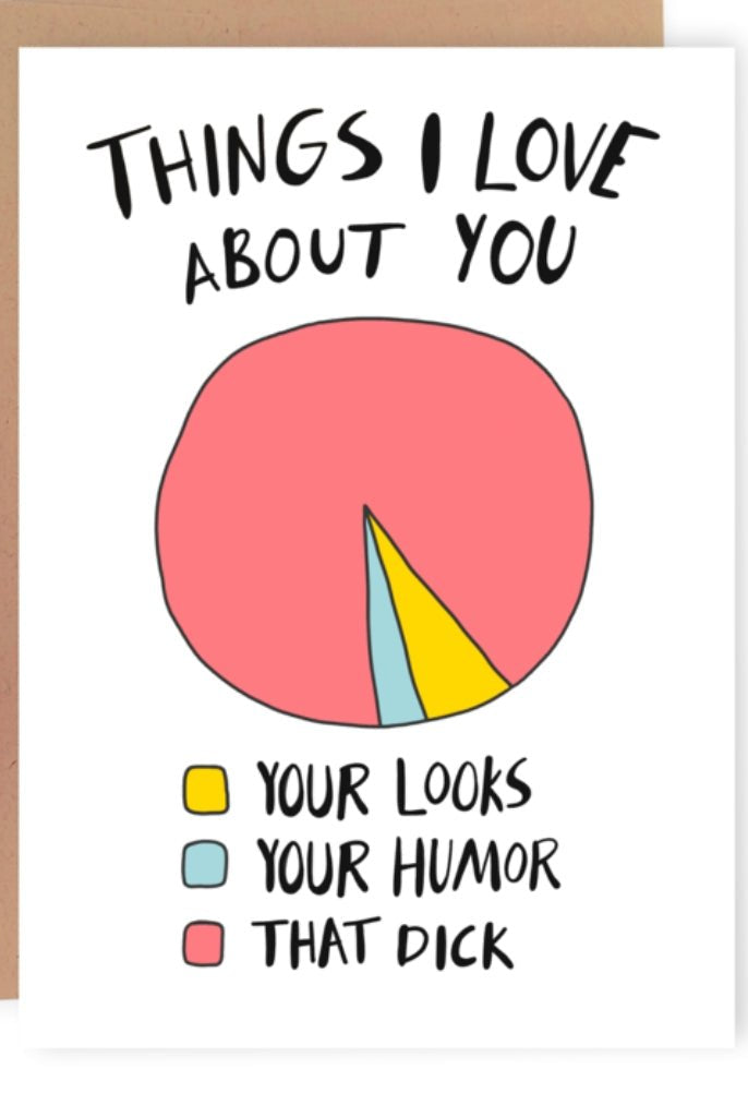 Things I Love About You Card - Adorned Rebel