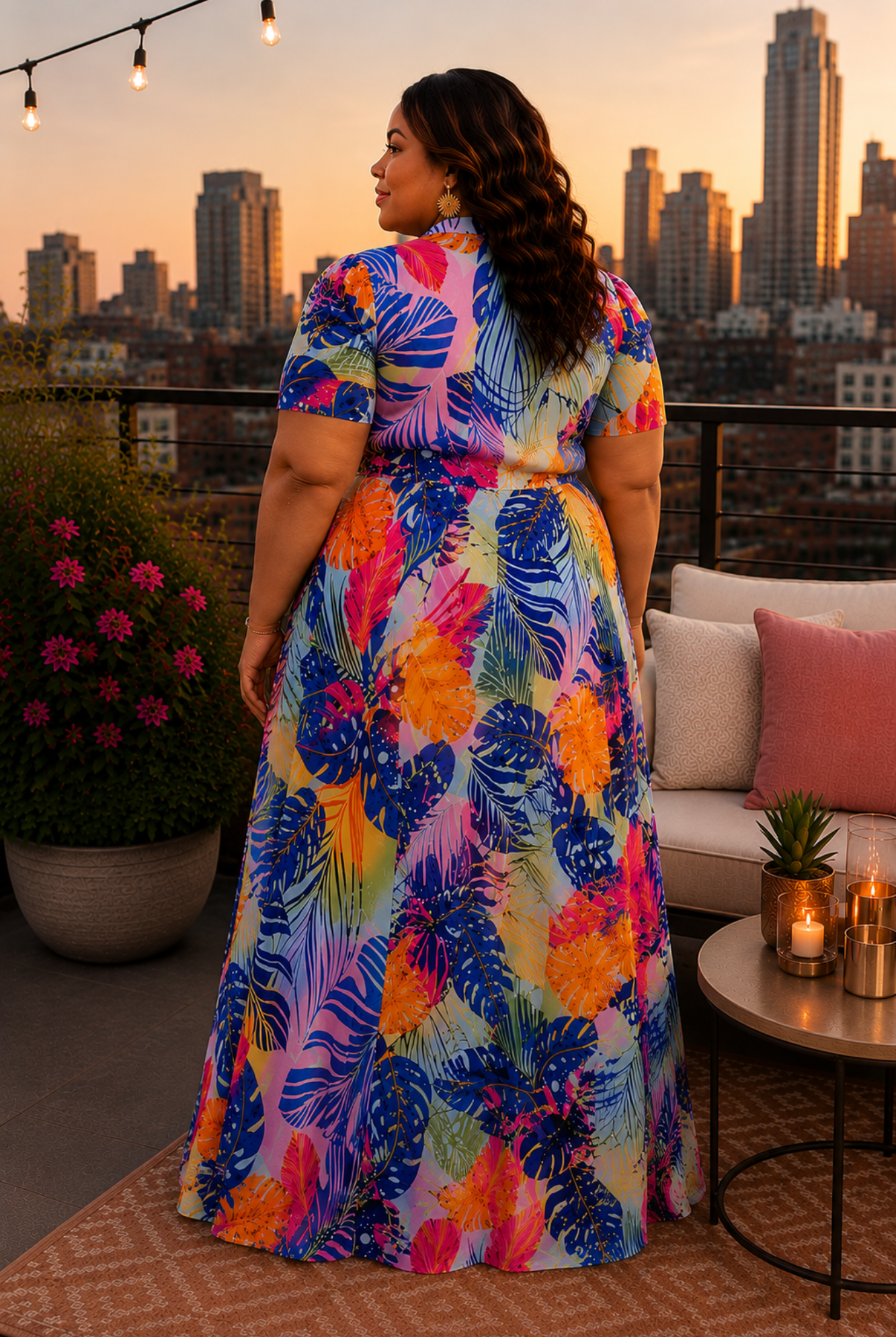 Tropical Breeze Maxi Top - Adorned Rebel
