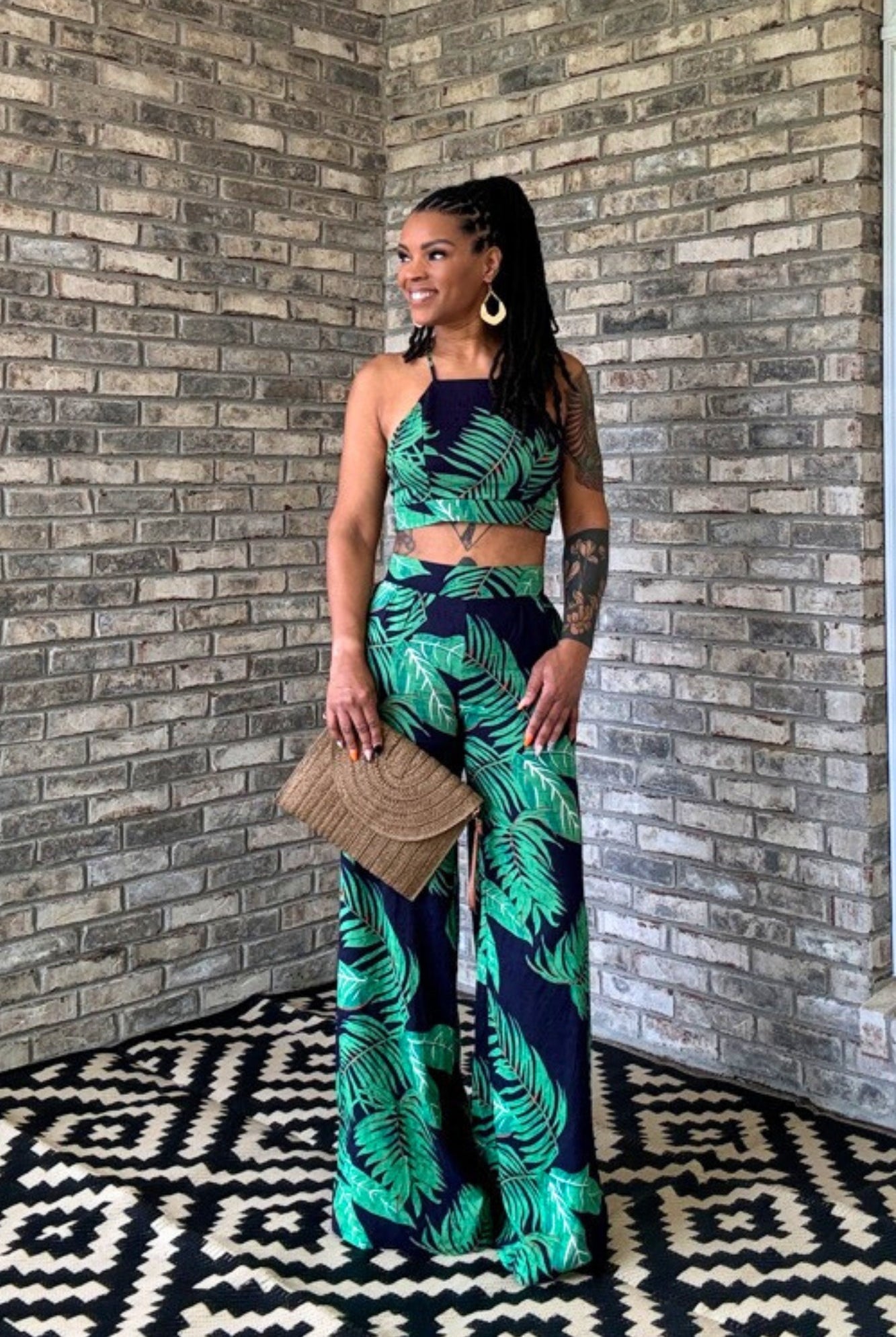Tropical Vibes Pant Set - Adorned Rebel
