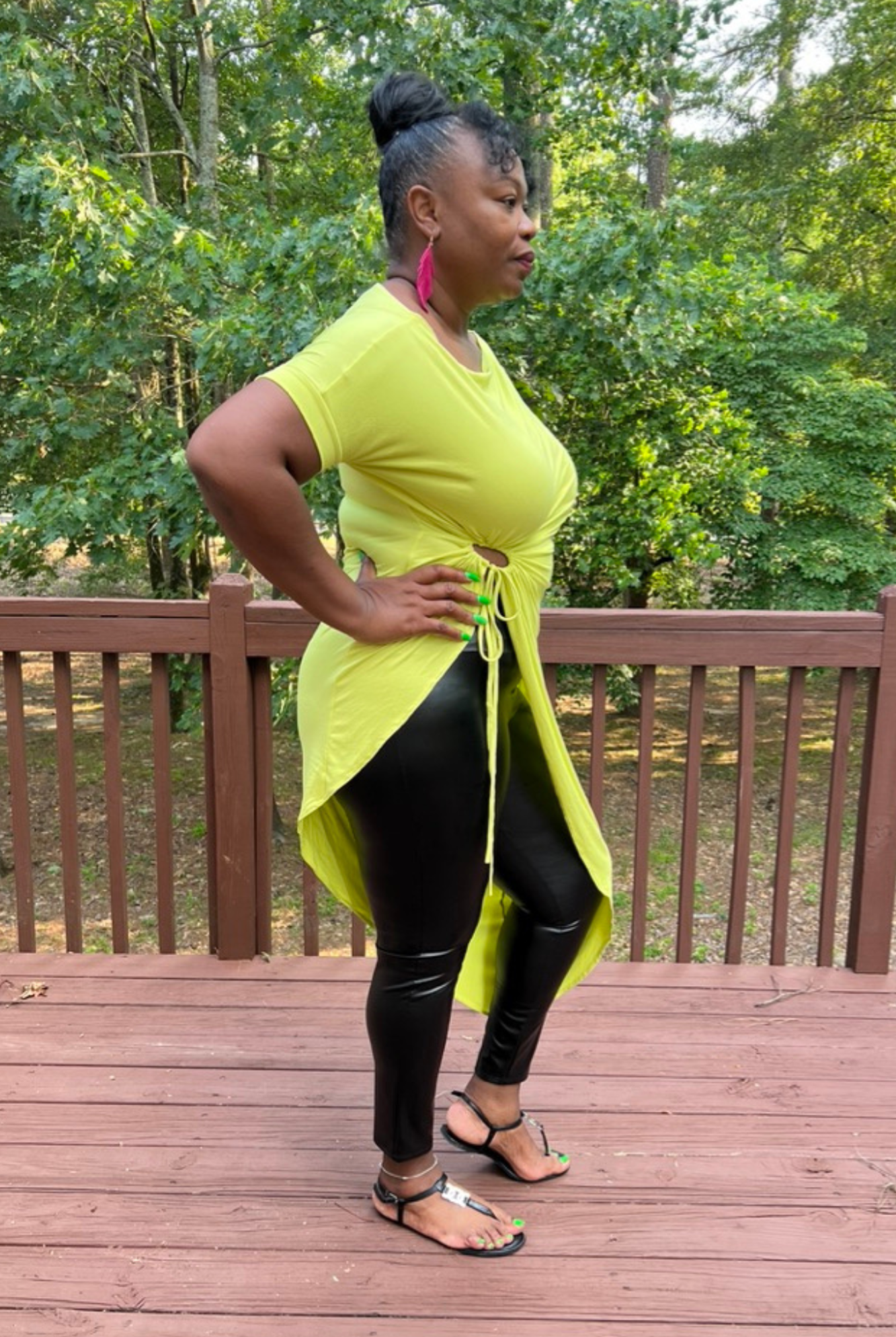Yellow To The Point Tunic Top - Adorned Rebel