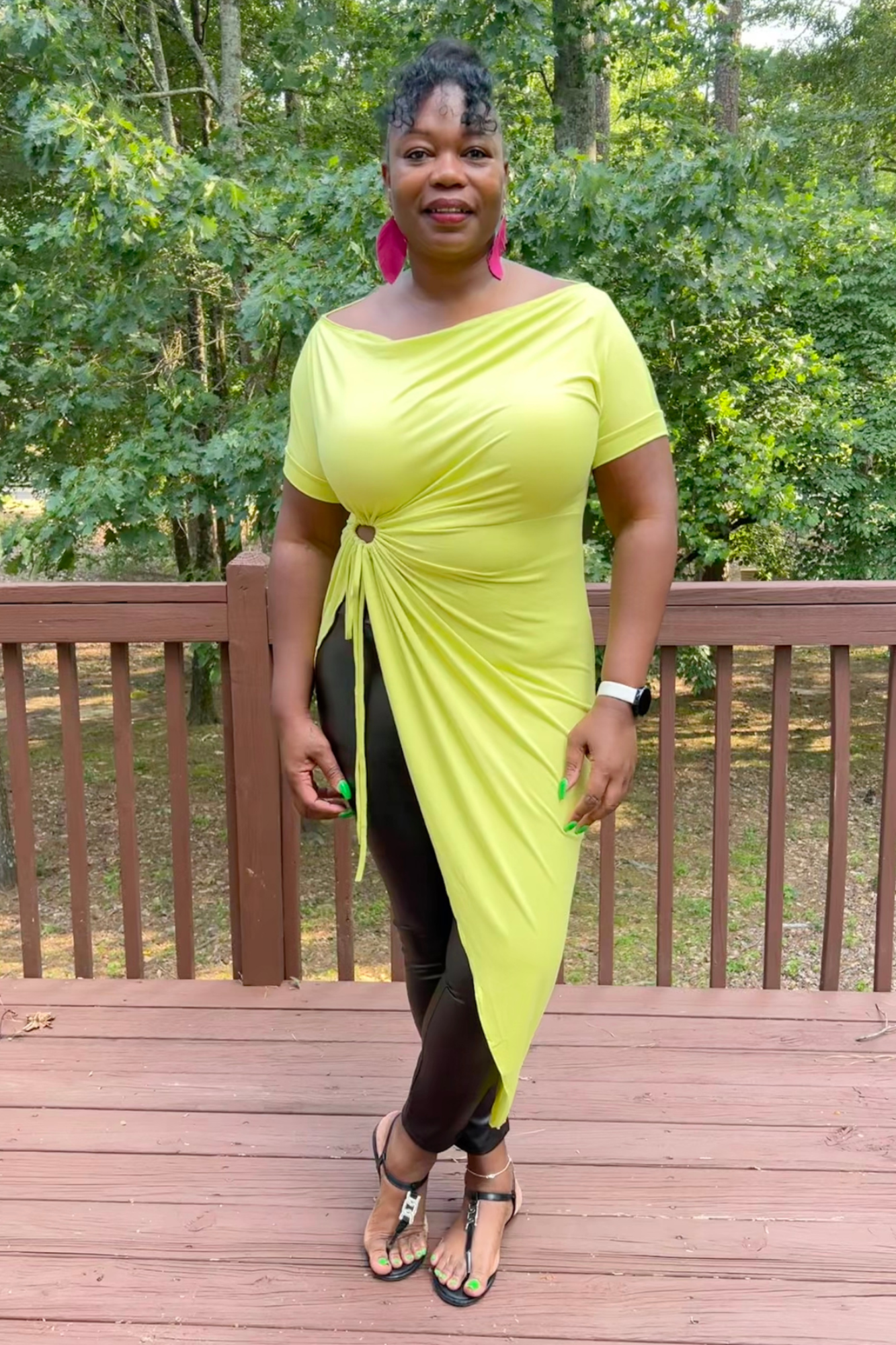 Yellow To The Point Tunic Top - Adorned Rebel