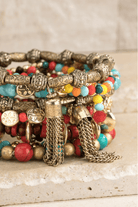 Colorful Mixed Beads Stacked Bracelet - Two Elevens Boutique