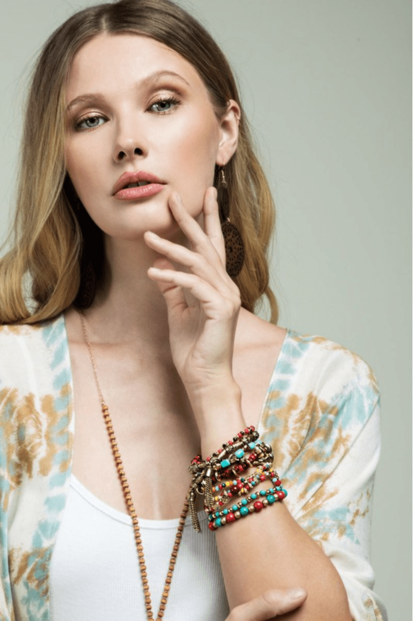 Colorful Mixed Beads Stacked Bracelet - Two Elevens Boutique