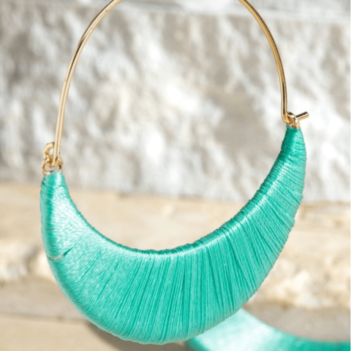 Jewel Tone Hoop Earrings - Two Elevens Boutique