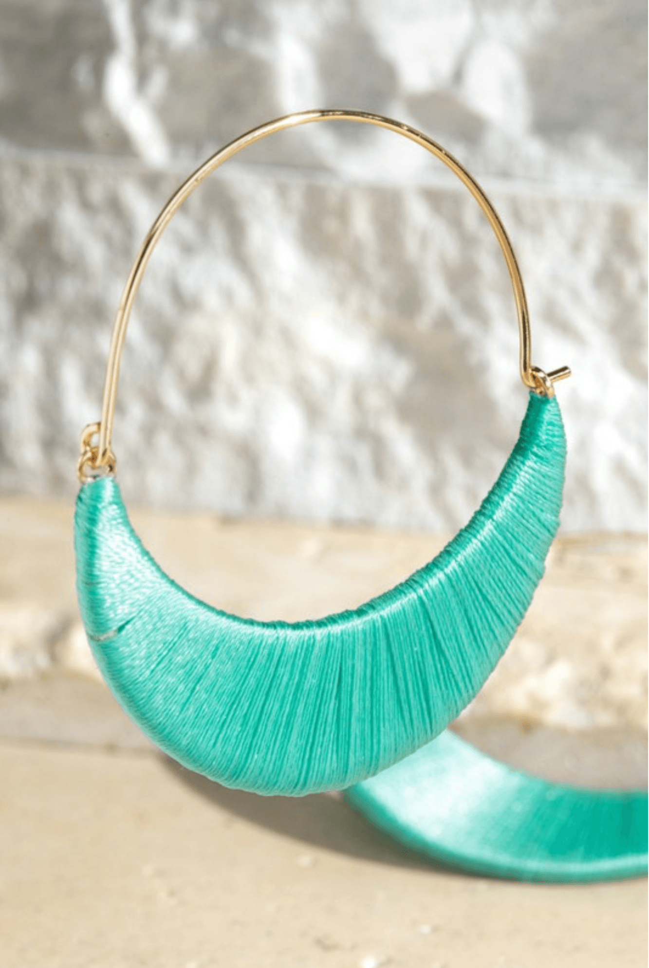 Jewel Tone Hoop Earrings - Two Elevens Boutique