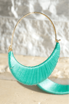Jewel Tone Hoop Earrings - Two Elevens Boutique