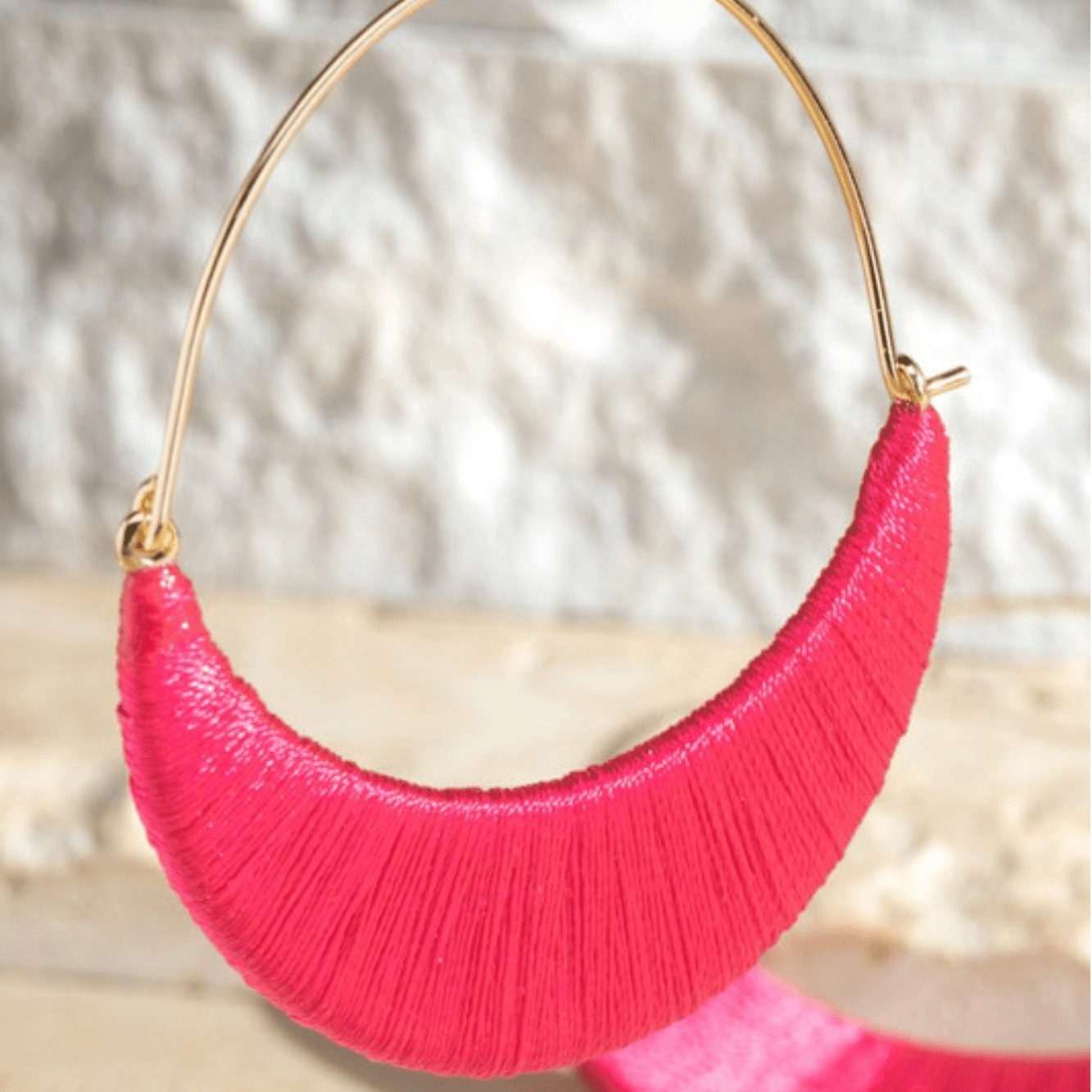 Jewel Tone Hoop Earrings - Two Elevens Boutique