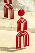 Steel Double Arch Filigree Earrings - Two Elevens Boutique