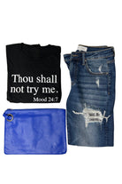 Thou Shall Not Try Me Graphic Tee - Two Elevens Boutique