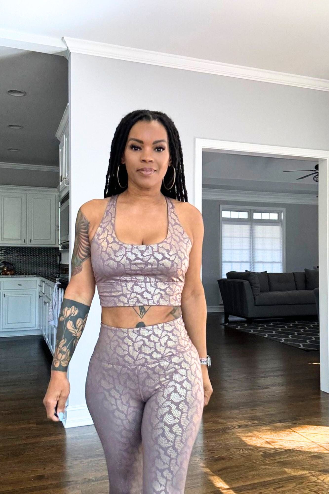 Andromeda Criss Cross Sports Bra - Adorned Rebel