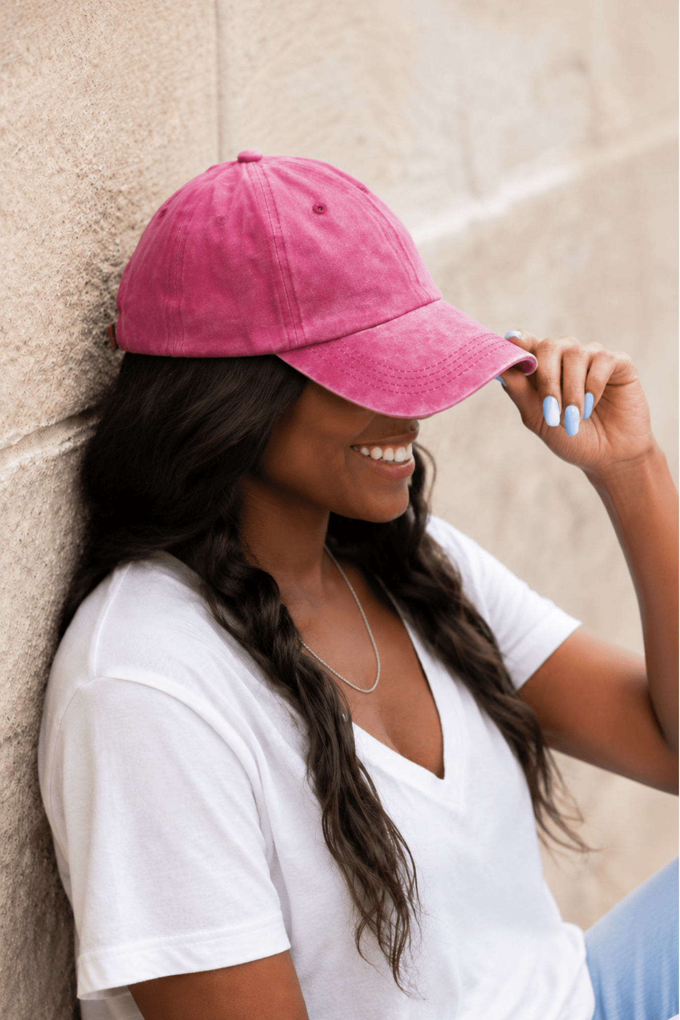 Berry Mineral Washed Ball Cap - Adorned Rebel