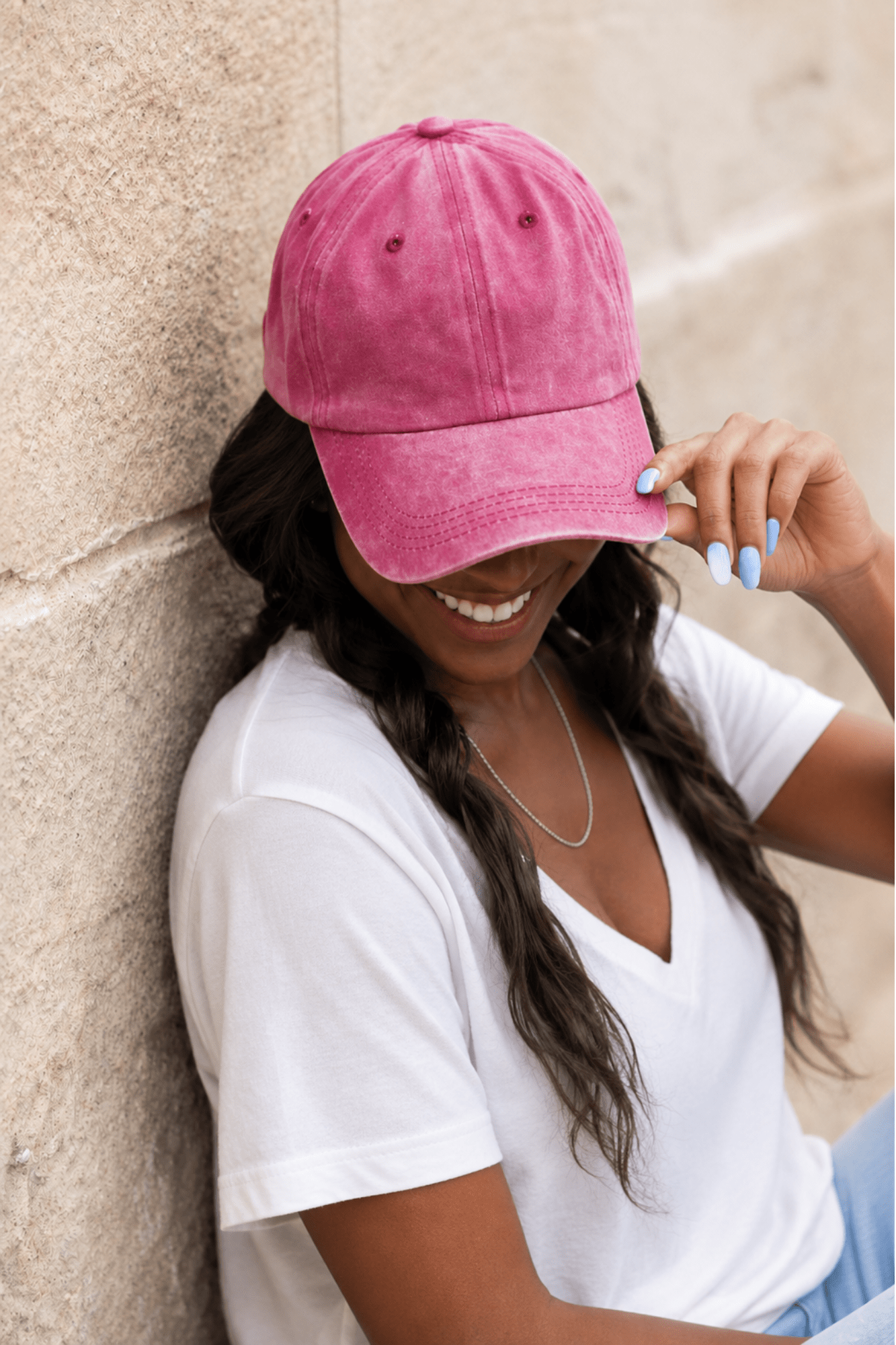 Berry Mineral Washed Ball Cap - Adorned Rebel
