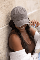 Cocoa Mineral Washed Ball Cap - Adorned Rebel