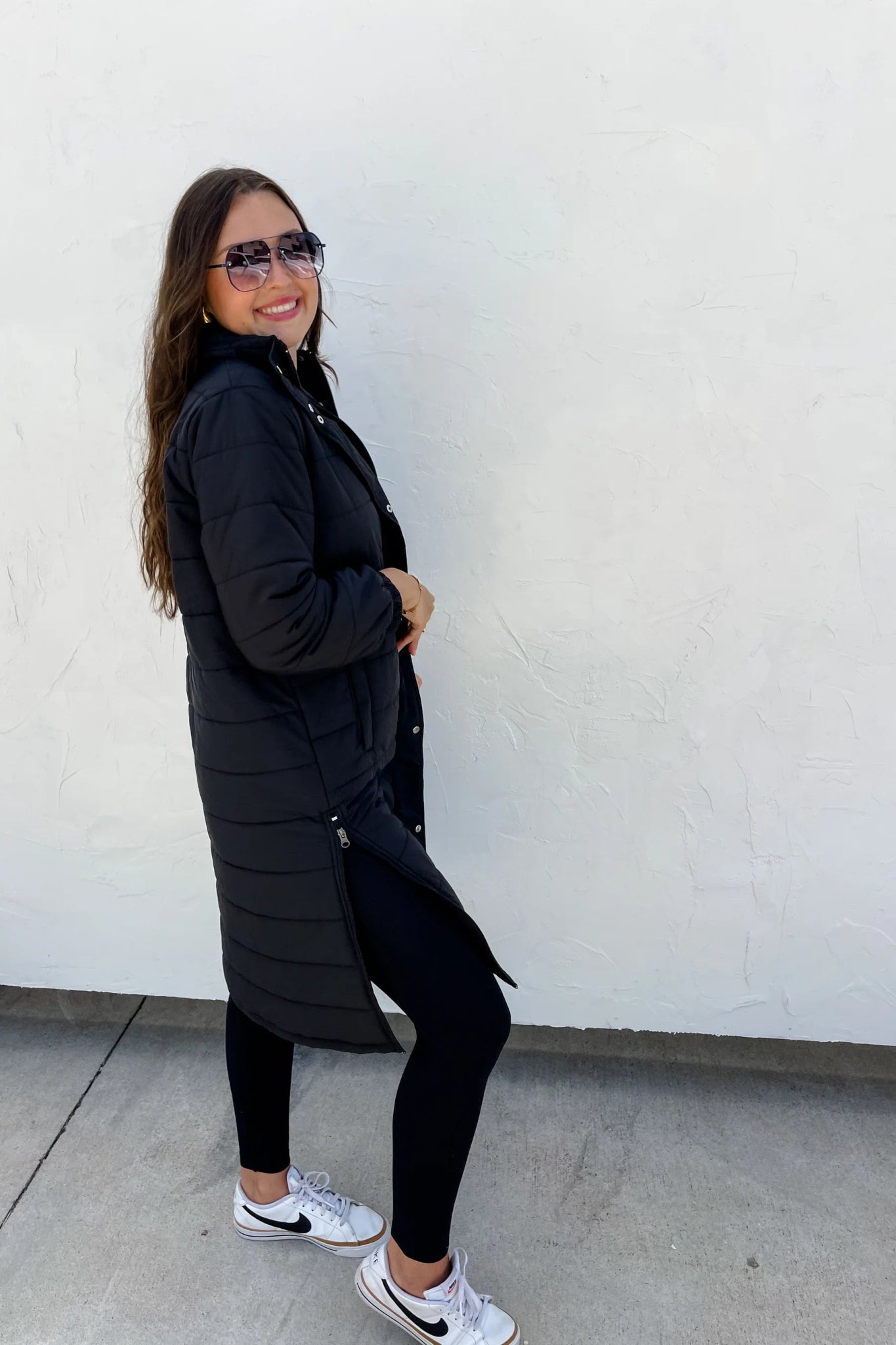 Cozy Up Long Puffer Jacket - Adorned Rebel