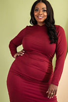 Curve Appeal Hooded Maxi Dress - Adorned Rebel