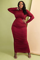 Curve Appeal Hooded Maxi Dress - Adorned Rebel