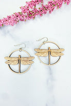 Dancing Dragonfly Wood Earrings - Adorned Rebel