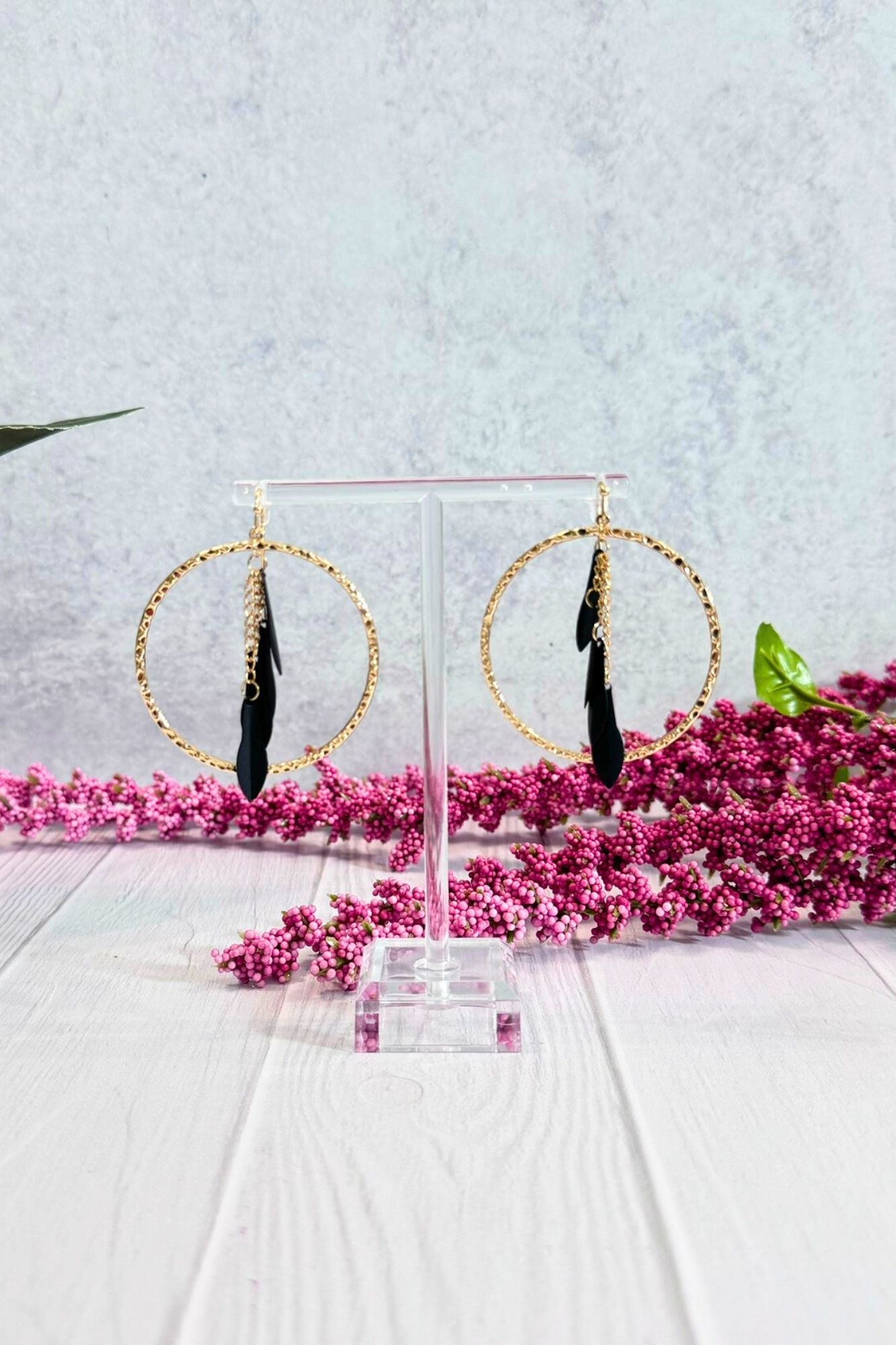 Dee-Licious Gold Hoop Earrings - Adorned Rebel